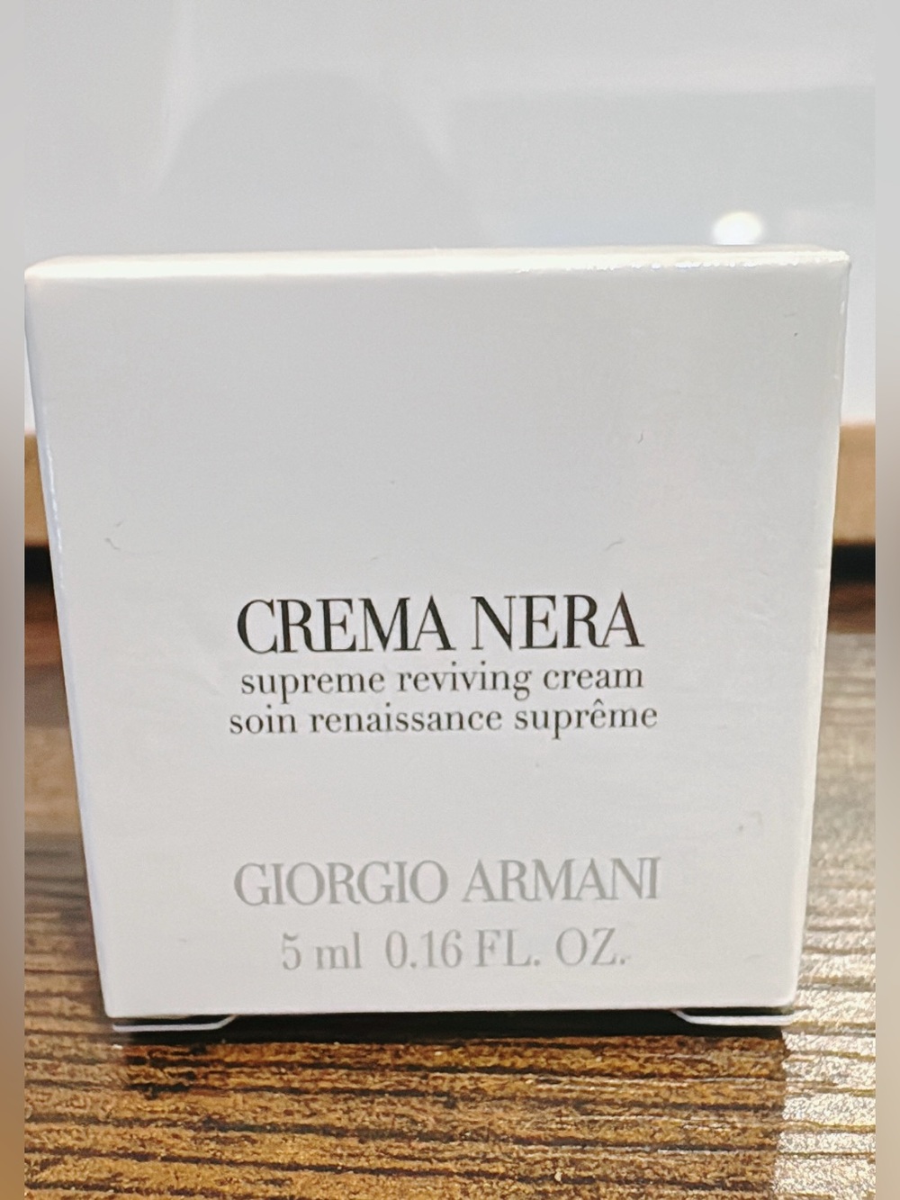 Giorgio Armani Crema Nera supreme Reviving Cream 5g NIB